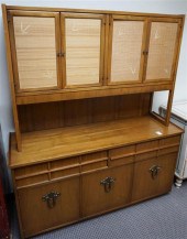 MODERN WALNUT HUTCH CABINET, H
