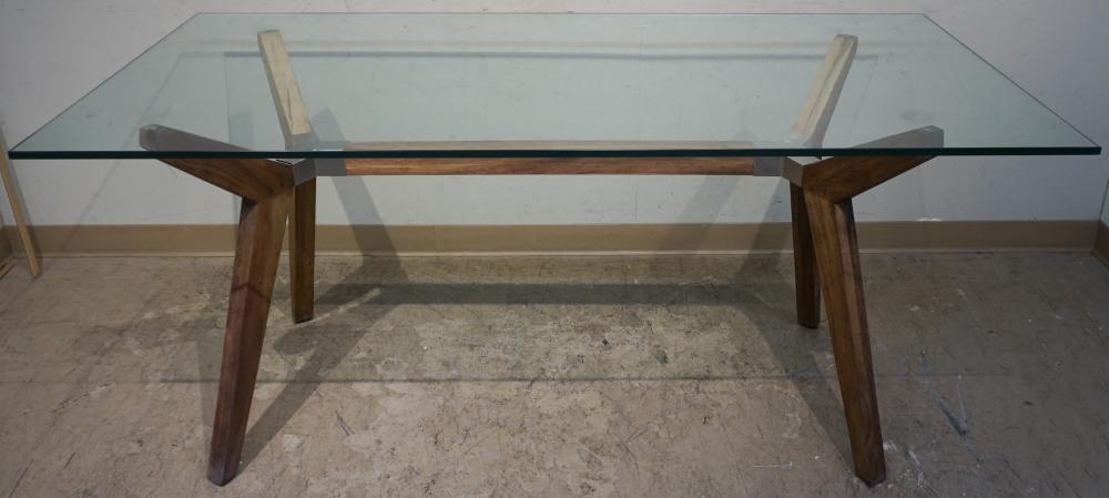 MODERN WALNUT, NICKEL PLATED