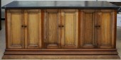 MODERN WALNUT SLATE TOP CREDEN
