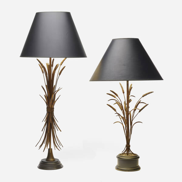 Modern. Wheat table lamp bases, set