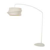 MODERN WHITE ARCHED FLOOR LAMP