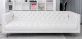 MODERN WHITE CHESTERFIELD TUFT
