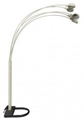MODERN WHITE FIVE ARM ARC FLOO
