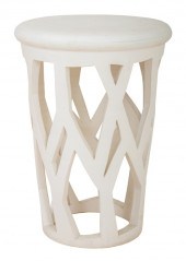 MODERN WHITE GLAZED CERAMIC ST