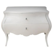 MODERN WHITE LACQUERED BOMBE C