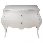 MODERN WHITE LACQUERED BOMBE C