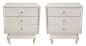 MODERN WHITE LACQUERED WOOD NI