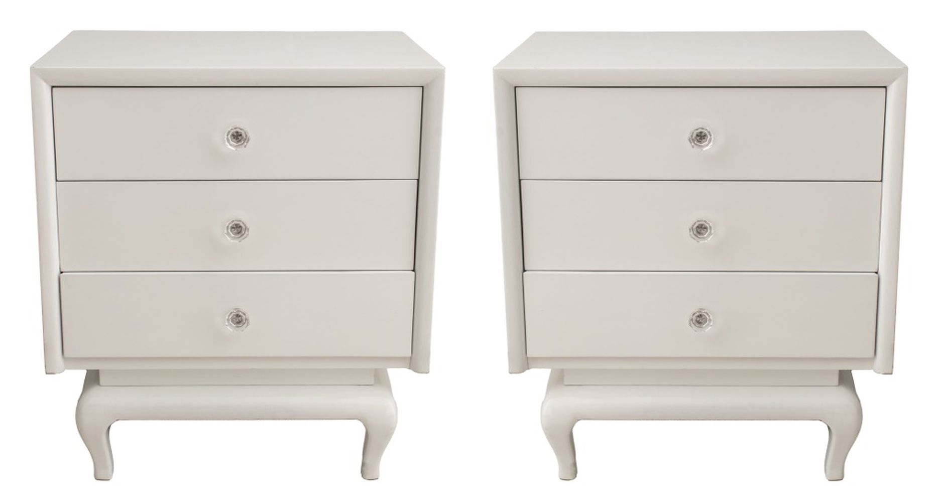 MODERN WHITE LACQUERED WOOD