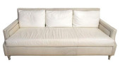 MODERN WHITE MOHAIR &AMP; LEAT
