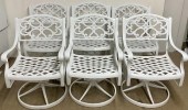 MODERN WHITE PAINTED ALUMINUM