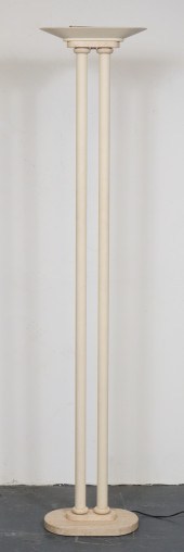 MODERN WHITE PAINTED AND TRAVE