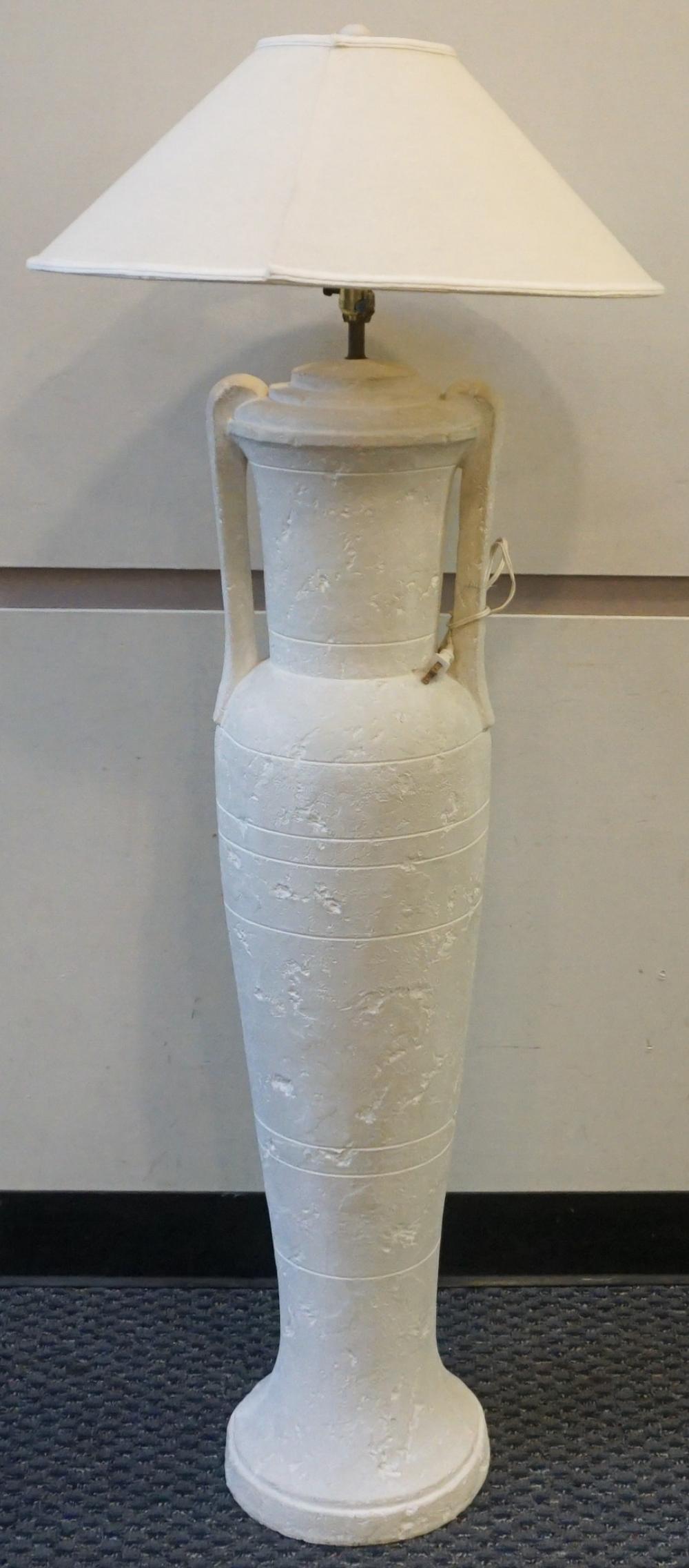 MODERN WHITE PAINTED PLASTER