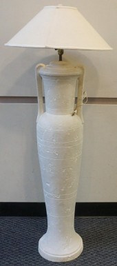 MODERN WHITE PAINTED PLASTER F