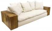 MODERN WOOD FRAME SOFAModern S