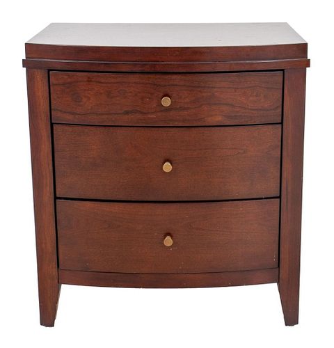 MODERN WOOD NIGHTSTAND CHEST OF