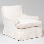 MODERN WOVEN SLIPCOVER UPHOLST