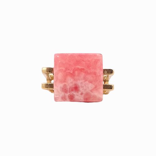 MODERNIST 18K RHODOCHROSITE