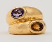 MODERNIST 18K YELLOW GOLD AMET