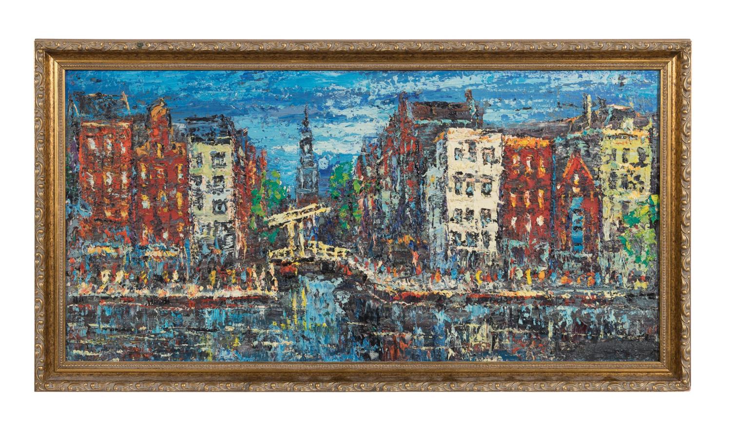 MODERNIST ABSTRACTED CITYSCAPE