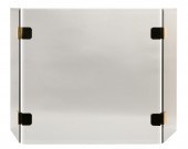 MODERNIST BRASS-MOUNTED SMOKED