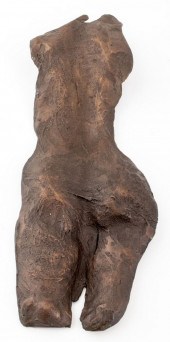 MODERNIST BRONZE FEMALE NUDE B