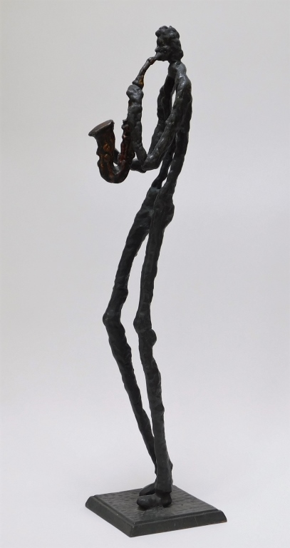 MODERNIST BRONZE SCULPTURE OF A