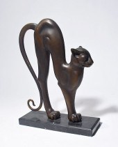 MODERNIST BRONZE SCULPTURE OF