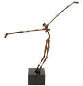 MODERNIST BRONZE SLIM NUDE FEM