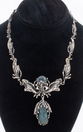 MODERNIST BRUTALIST SILVER & J