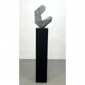 Modernist Carved Stone Sculptu