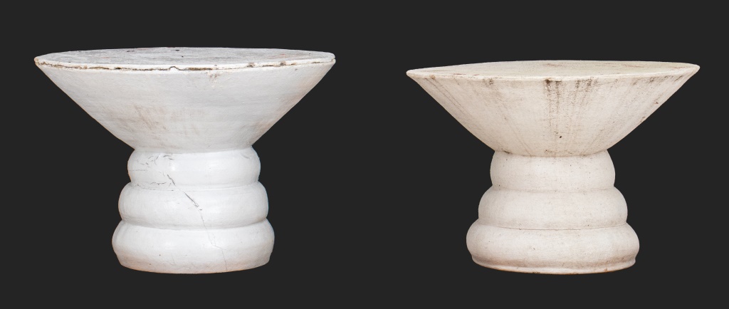 MODERNIST CAST CEMENT OUTDOOR LOW