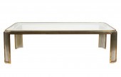 MODERNIST CHROME AND BRASS COF