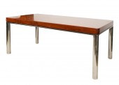 MODERNIST CHROME AND BURLWOOD