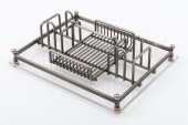 MODERNIST CHROME AND LUCITE DE
