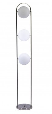 MODERNIST CHROME FLOOR LAMP Th