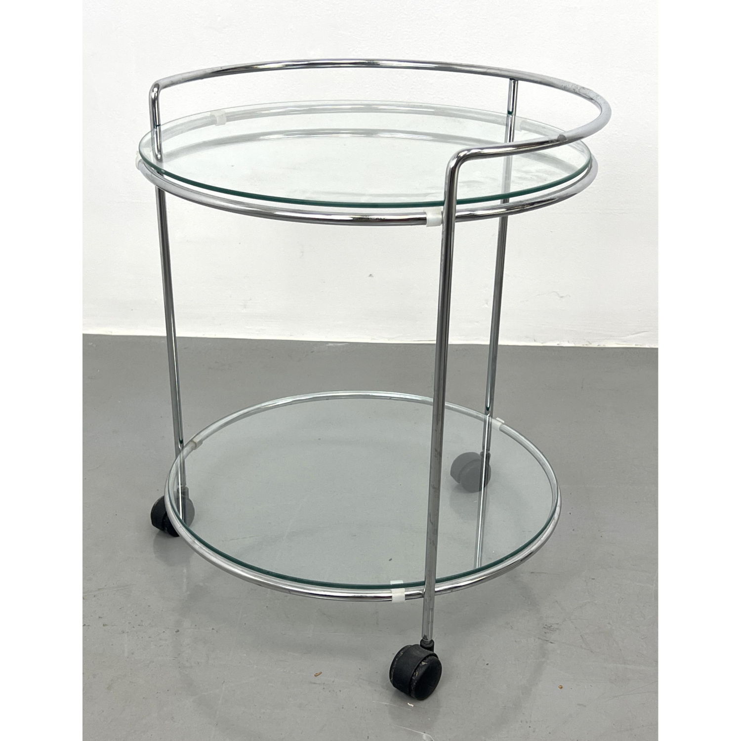 Modernist Chrome Tube Rolling
