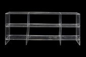 MODERNIST CLEAR ACRYLIC LOW BO