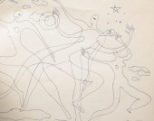 MODERNIST DRAWING SIGNED MARIA