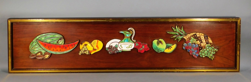 MODERNIST ENAMELED PORCELAIN