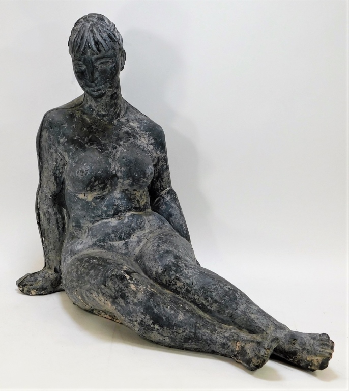 MODERNIST FEMALE NUDE POTTERY