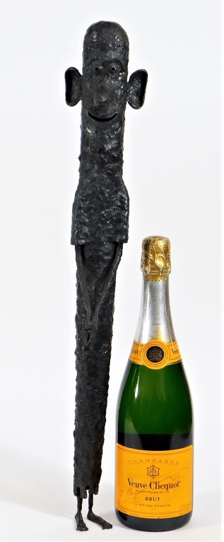 MODERNIST FIGURATIVE IRON SCULPTURE