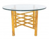 MODERNIST GLASS AND BRASS OCCA