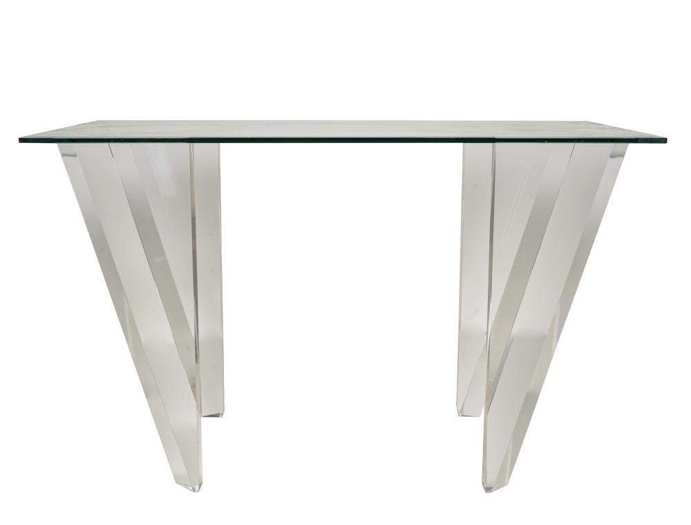 MODERNIST HALL TABLEacrylic and