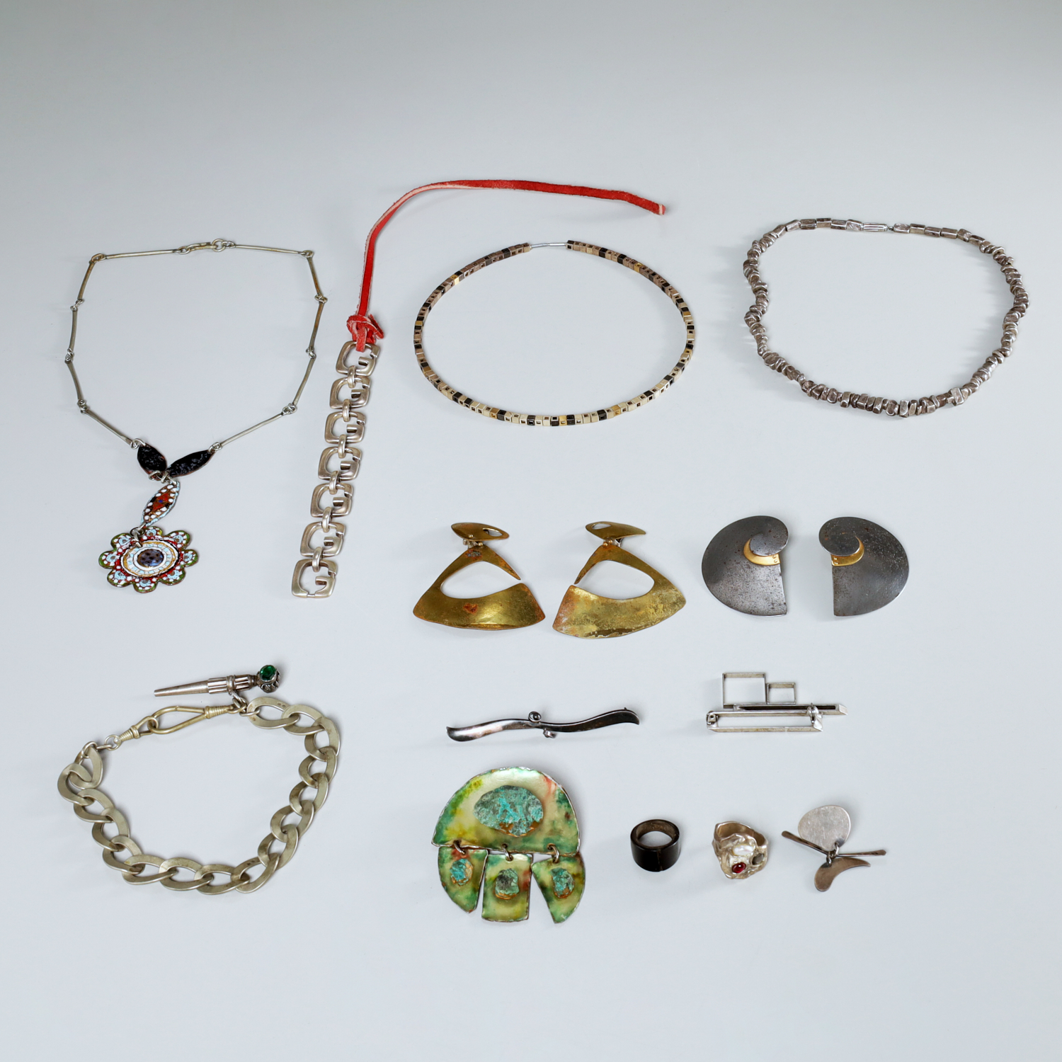 MODERNIST JEWELRY GROUP, INCL. HANS