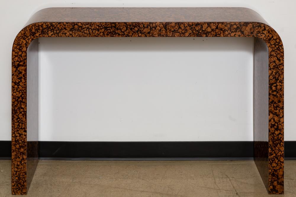 MODERNIST LACQUER CONSOLE