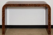 MODERNIST LACQUER CONSOLE TABL