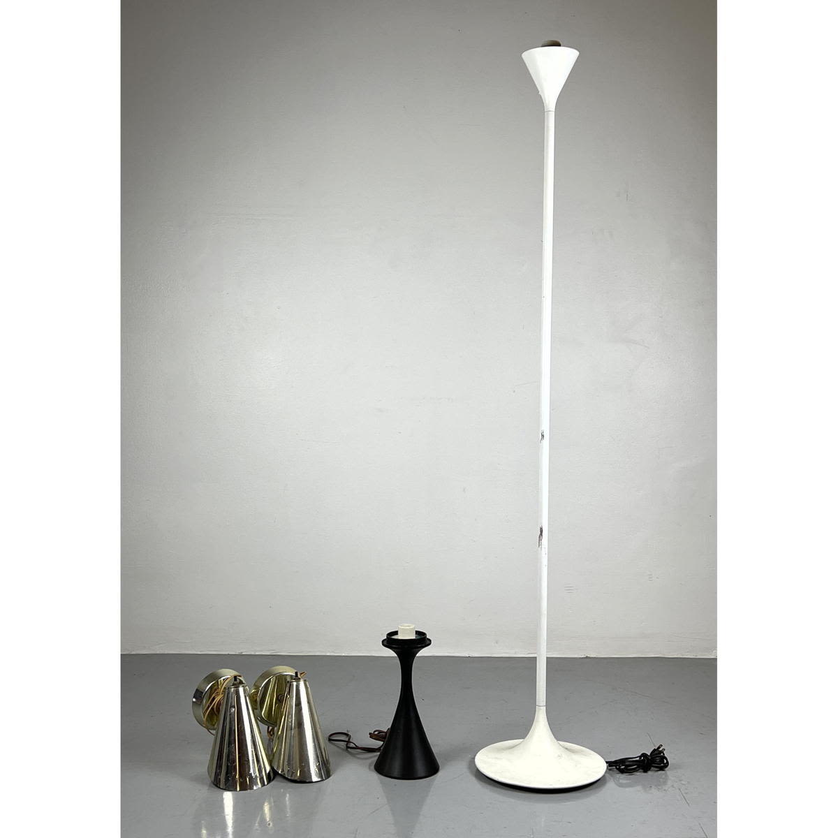 Modernist Lighting Parts Lot.