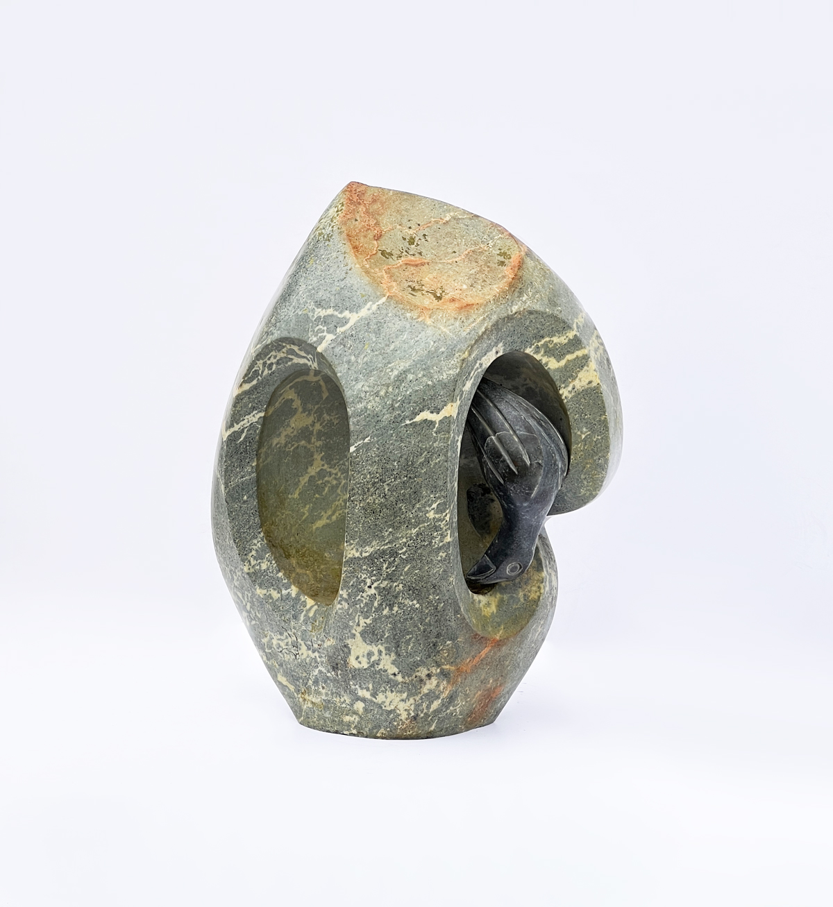 MODERNIST MARBLE AND SERPENTINE