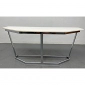 Modernist Marble Top Angled Ed