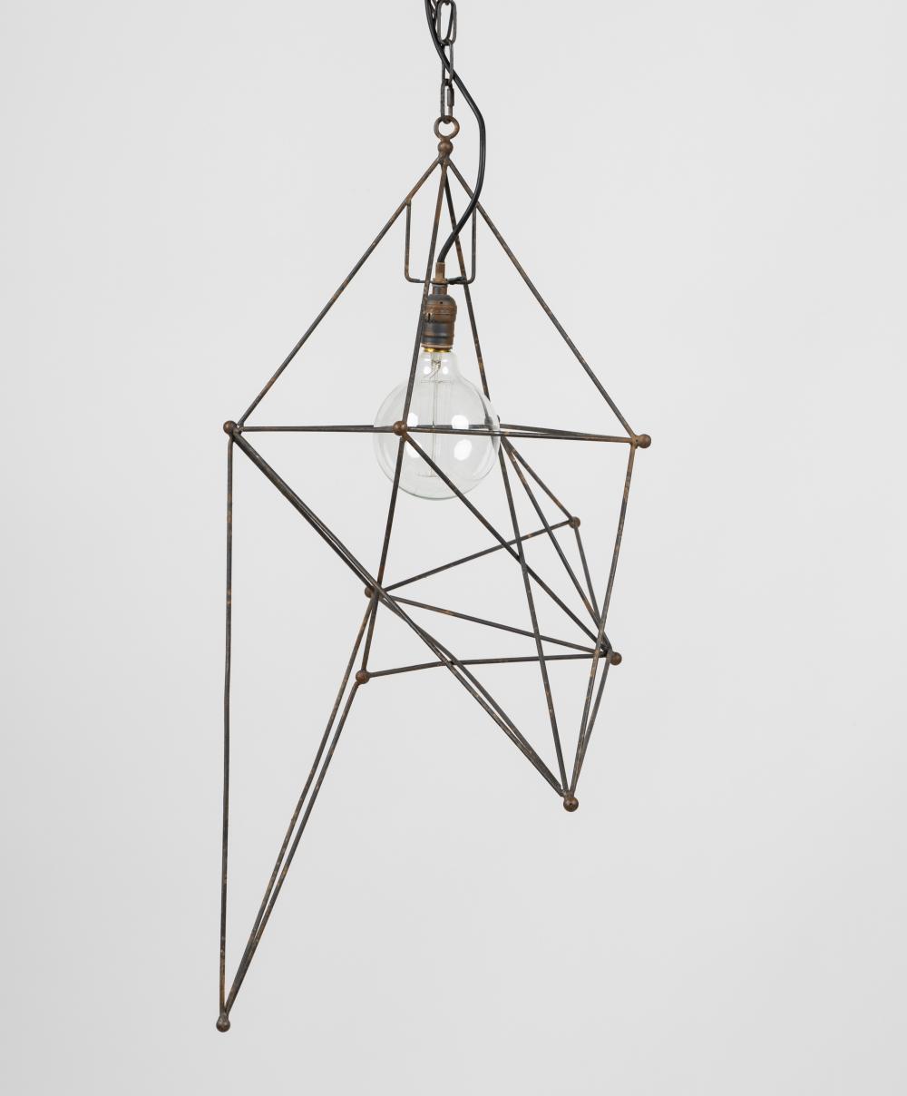 MODERNIST METAL CEILING LIGHT